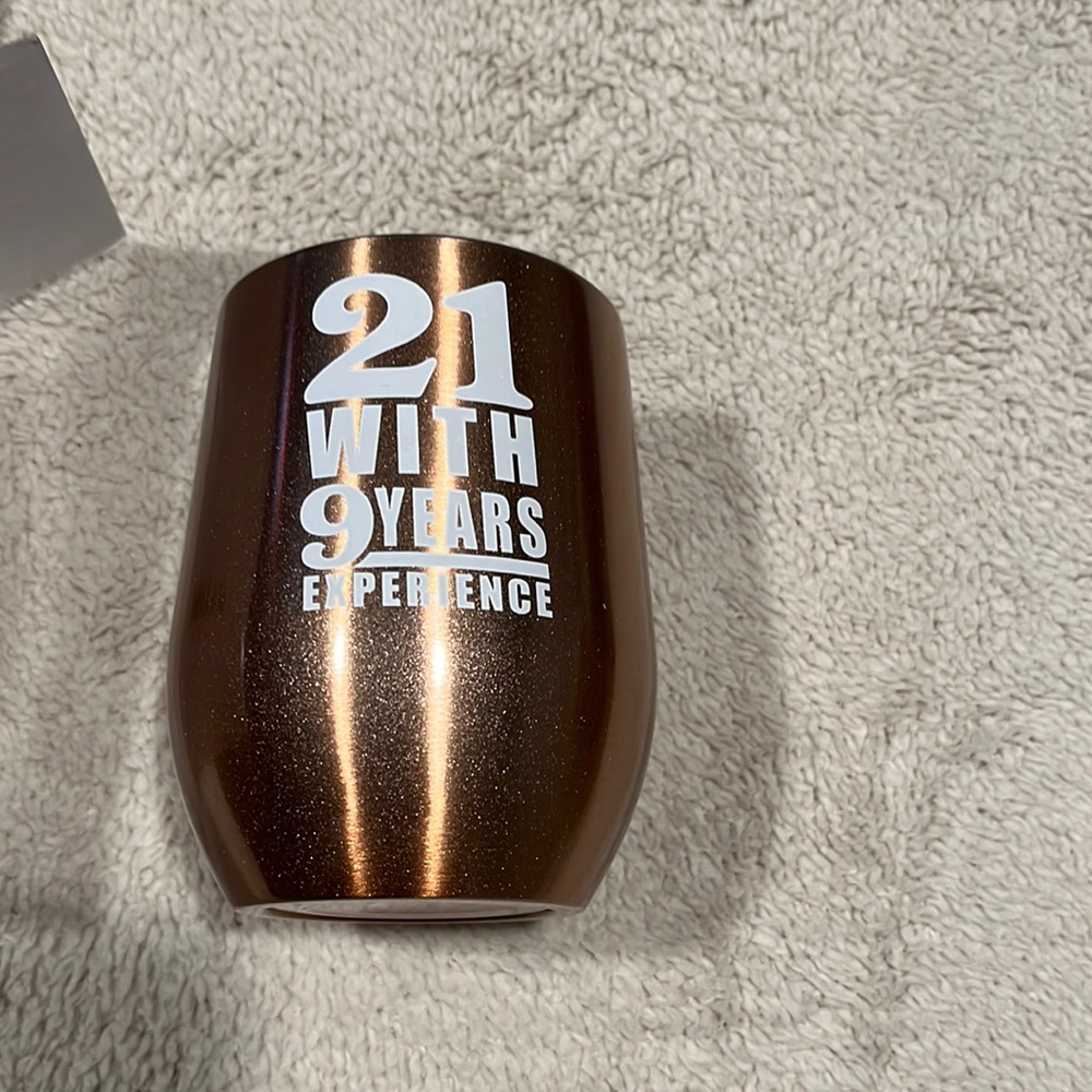 Wine tumbler , bronze